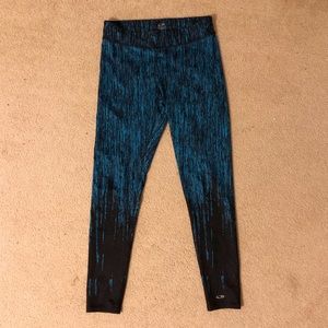 Champion blue and black activewear leggings